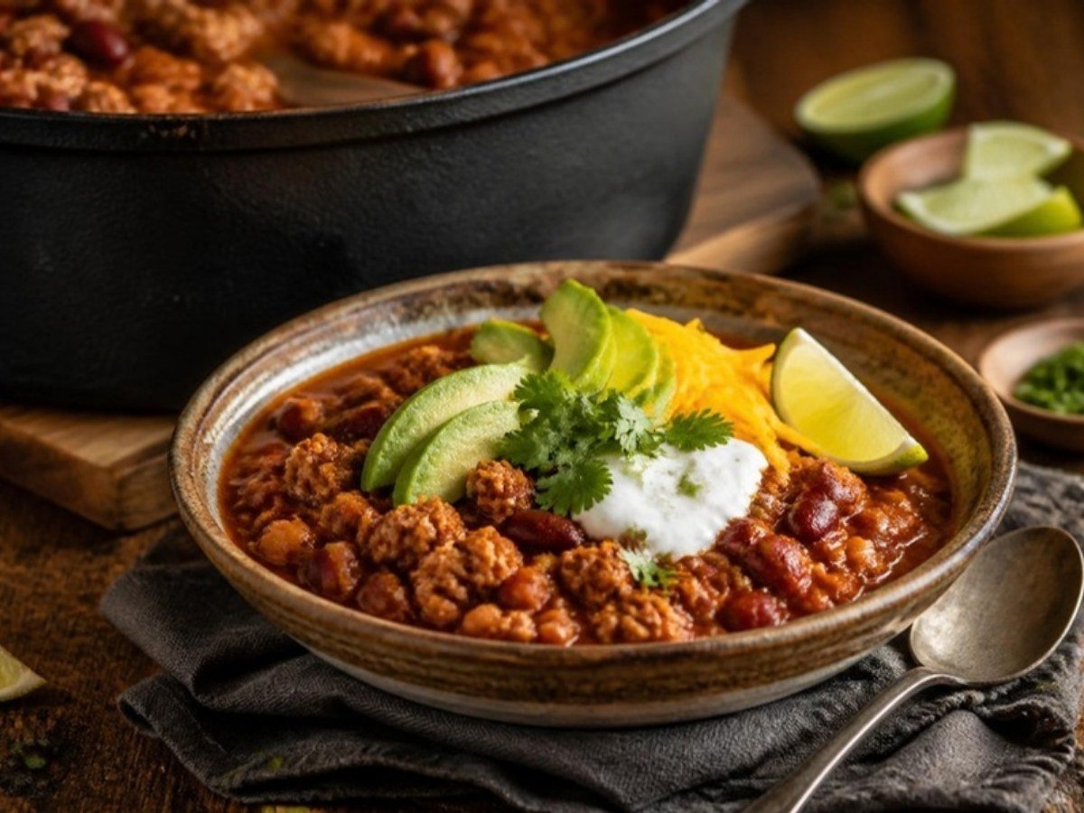 Lean Turkey and Bean Chili